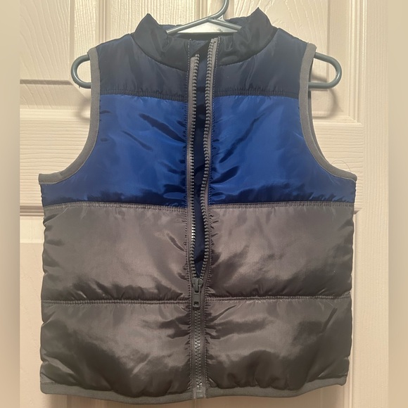 Wonder Nation Navy and Gray Vest - Picture 2 of 5